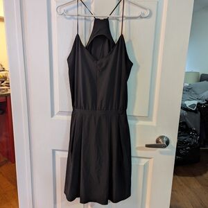 Elegant Black Halter Dress